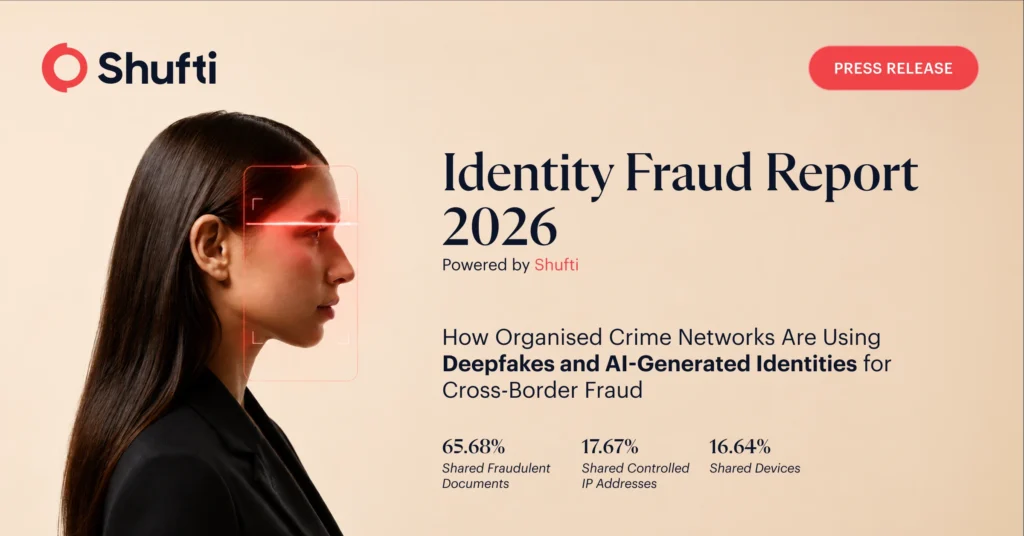 Crypto Records the Highest Share of Remote Onboarding Fraud at 22.49%, Shufti Identity Fraud Report 2026 Finds