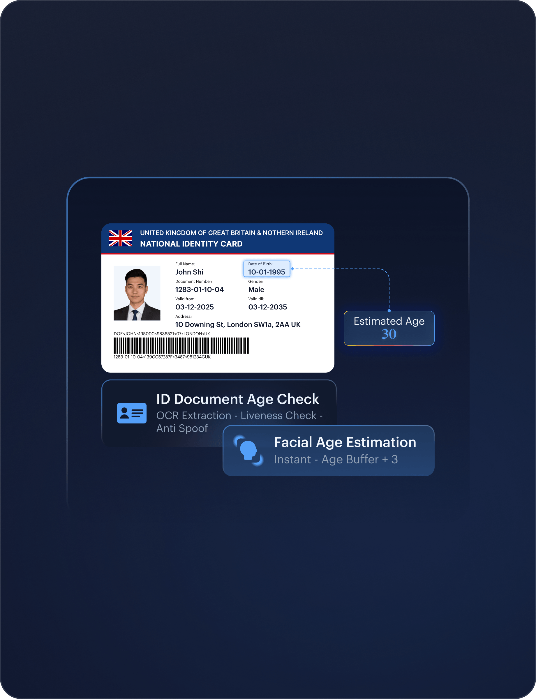 Age Verification age assurance interface