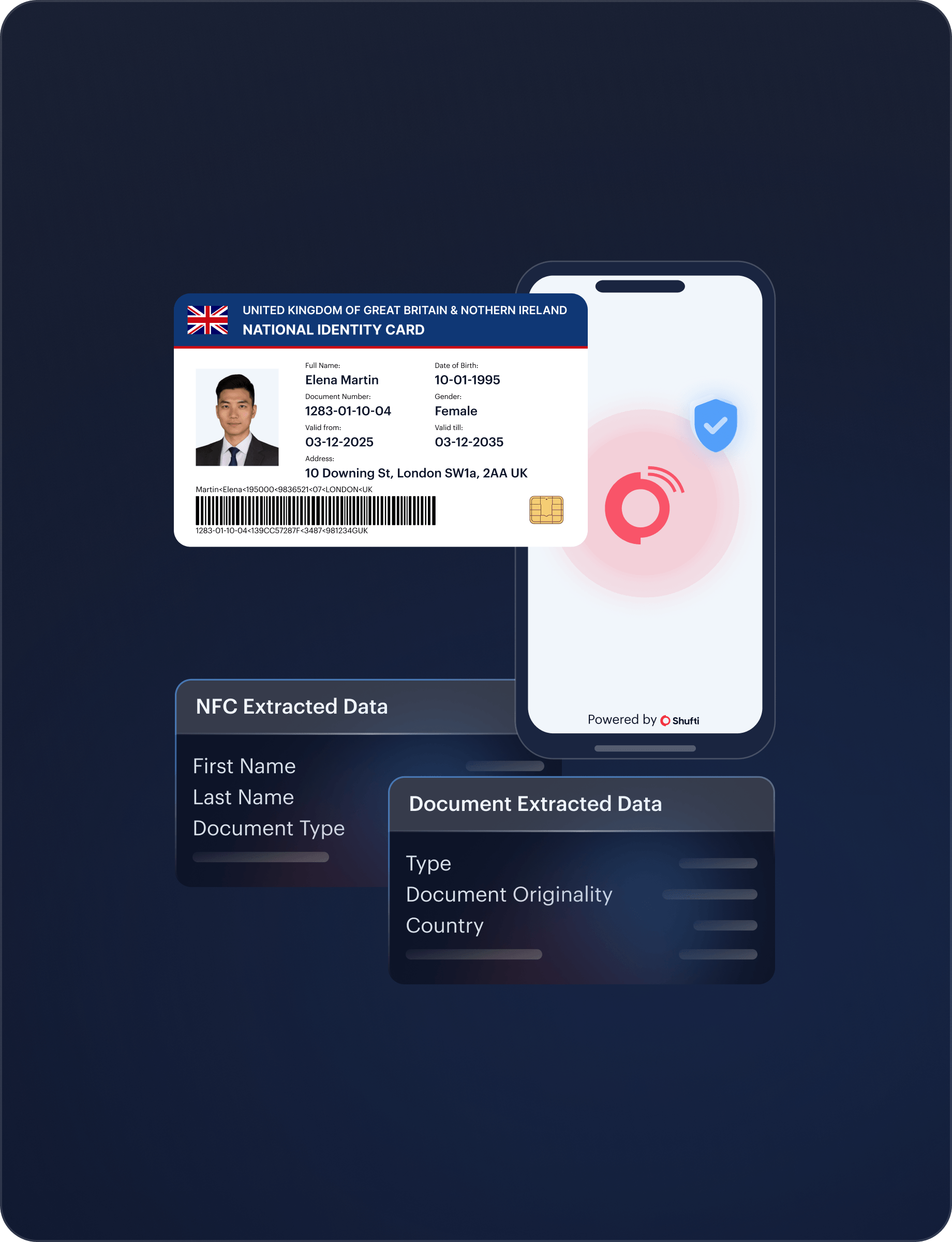 NFC Verification age assurance interface
