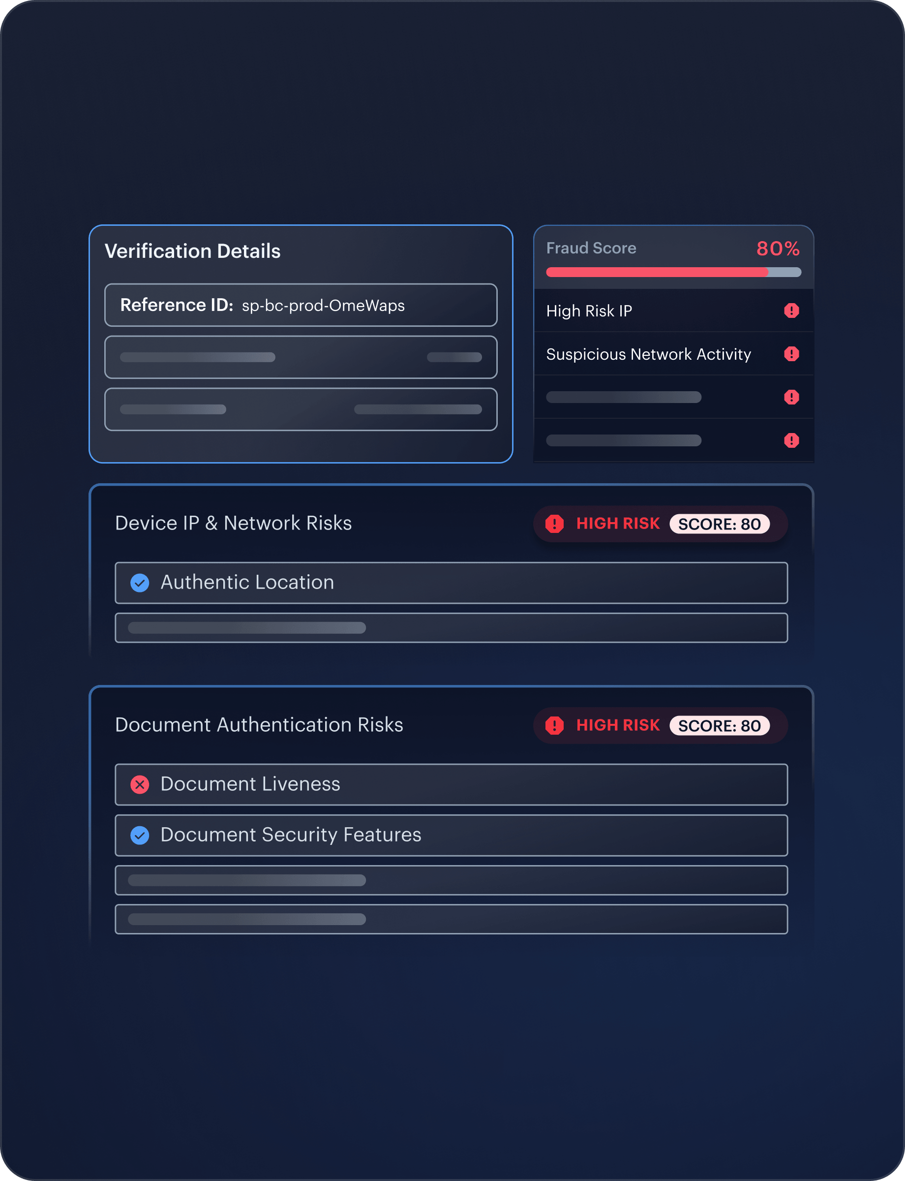 Fraud Hub age assurance interface