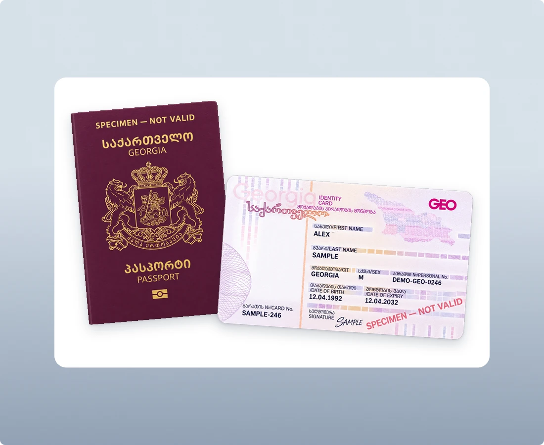 Foreign Passports and National ID Cards