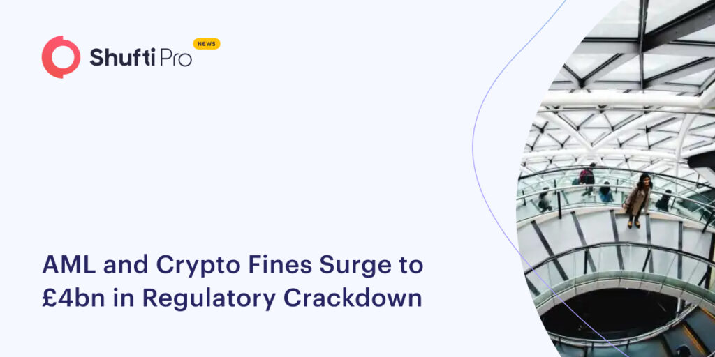 AML and Crypto Fines Surge to £4bn in Regulatory Crackdown