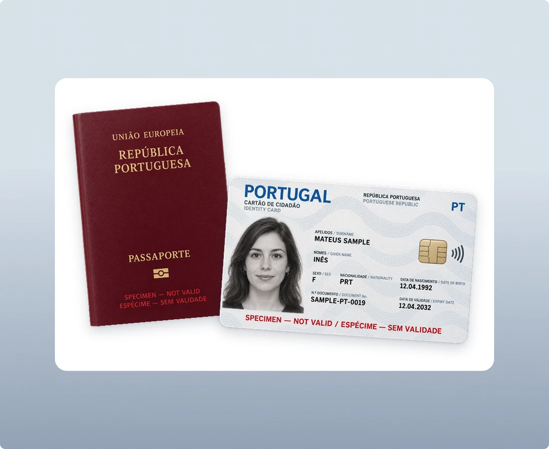 Foreign Passports and National ID Cards