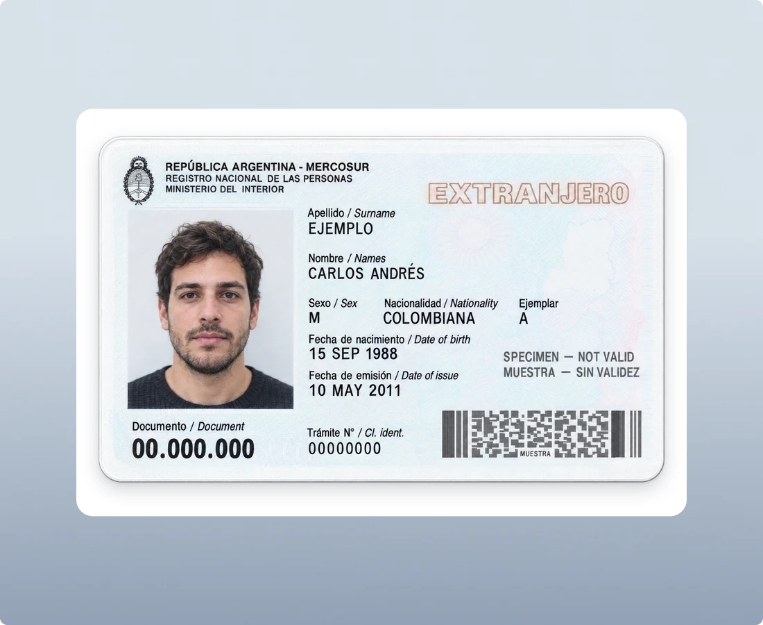 Foreign Passports and National ID Cards
