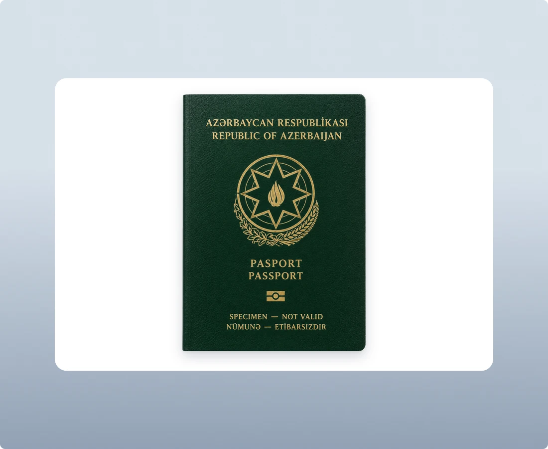 Azerbaijani Biometric Passport
