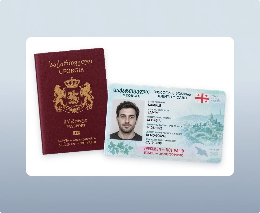 Foreign Passports and National ID Cards
