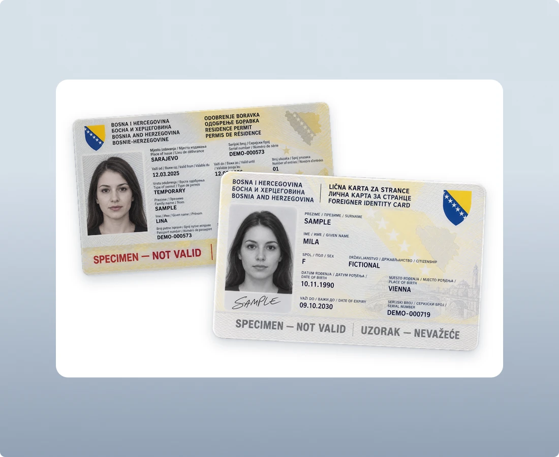 Residence Permits and Identity Cards for Foreigners