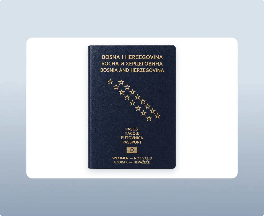 BiH Biometric Passport