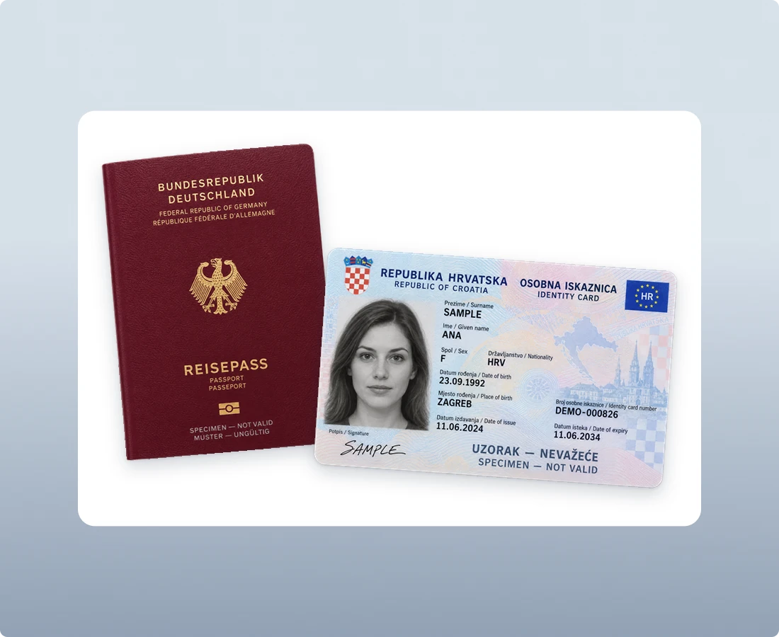 Foreign Passports and National ID Cards
