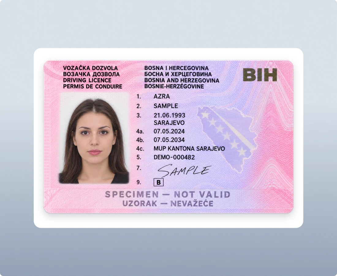 BiH Driving License