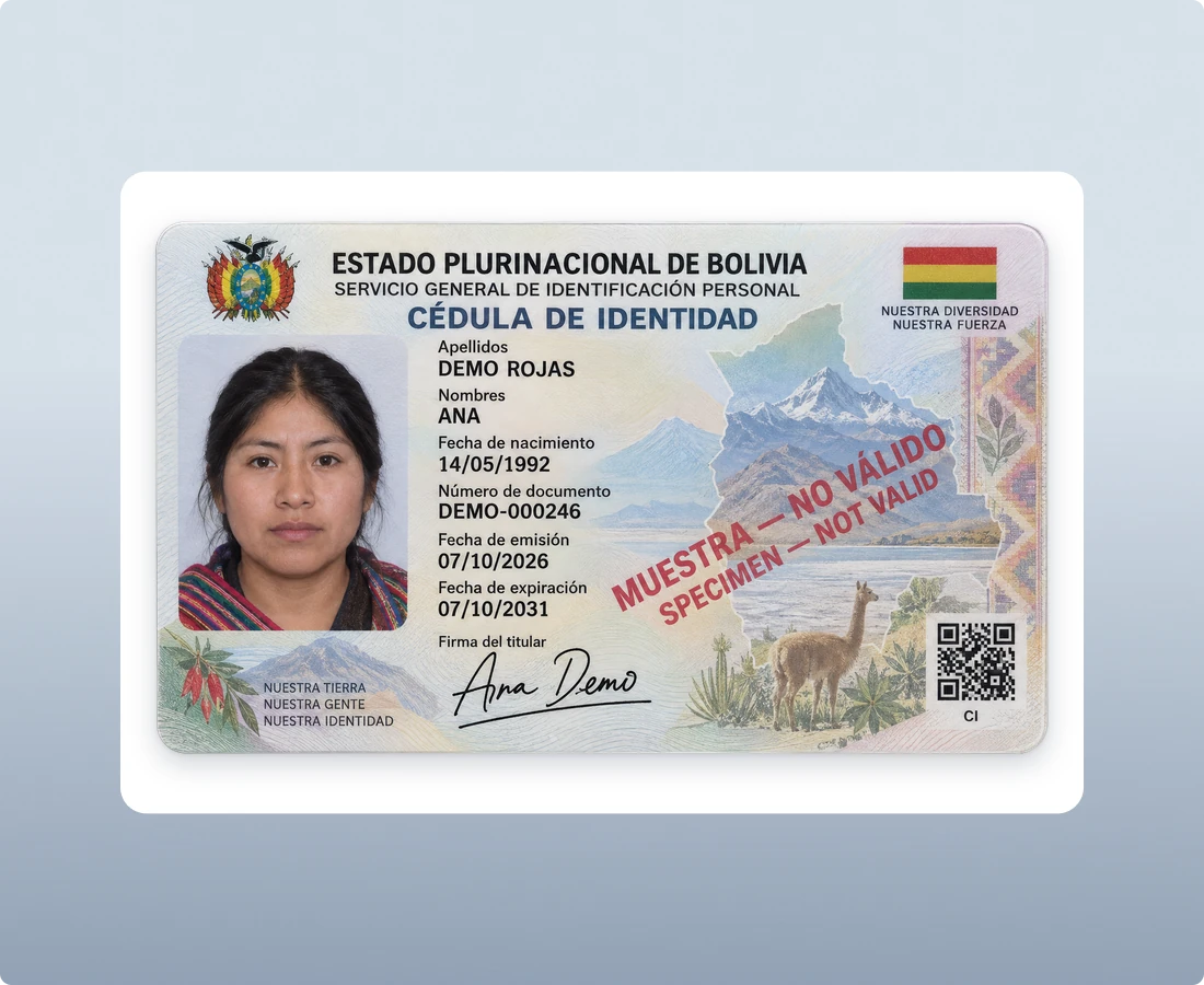 Cédula de Identidad (CI)