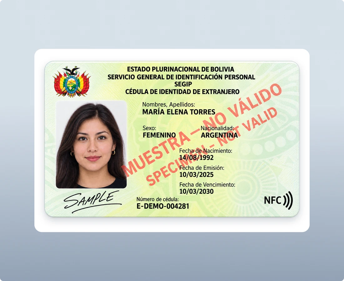 Cédula de Identidad de Extranjero