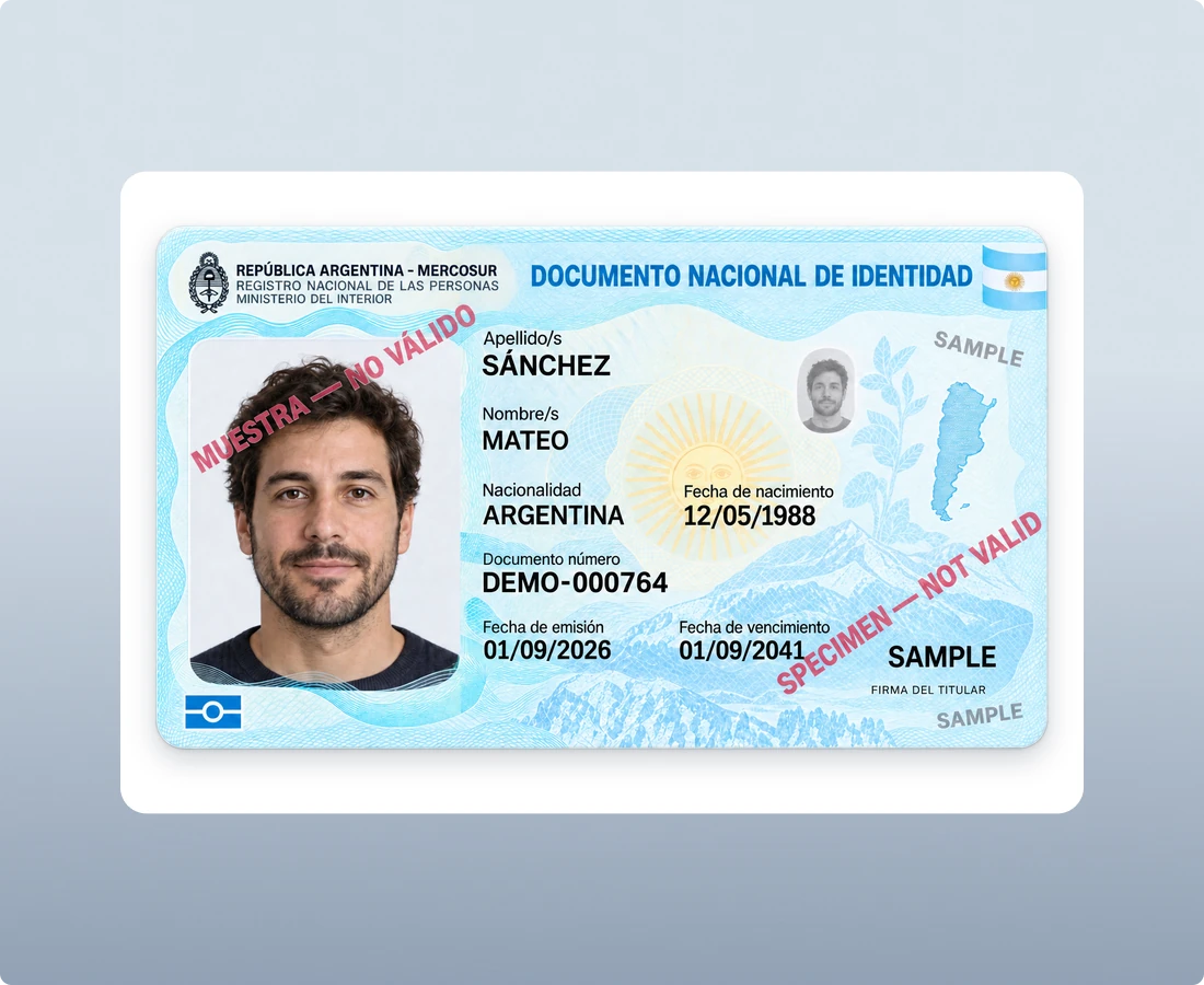 Foreign Passports and National ID Cards