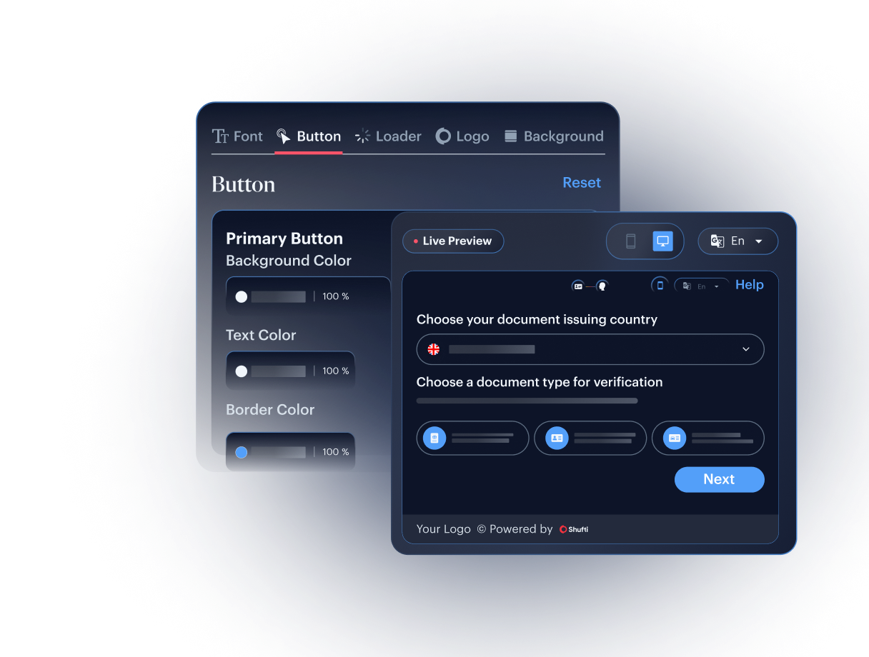 Proprietary stack mockup — unified, in-house, single accountable verification architecture.