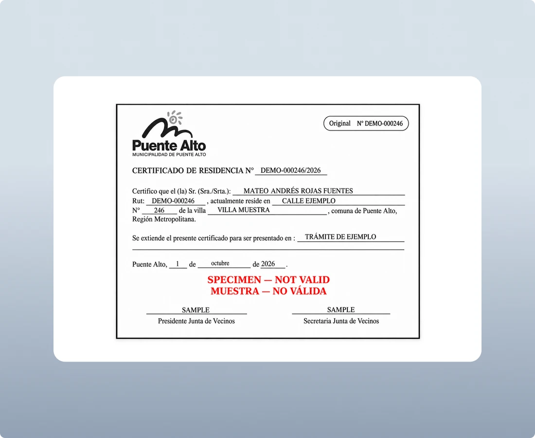 Proof of Address