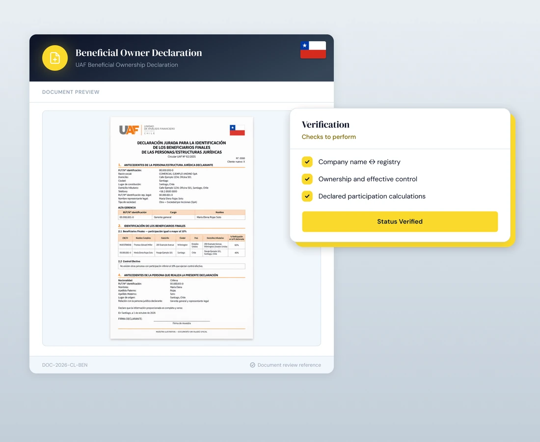 Beneficial Owner Declaration