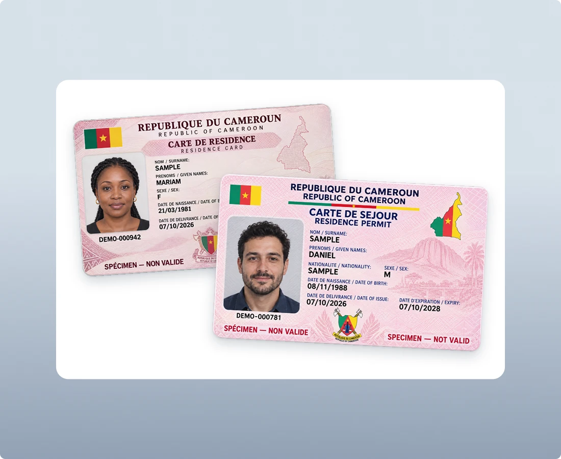 Carte de Séjour and Carte de Résident