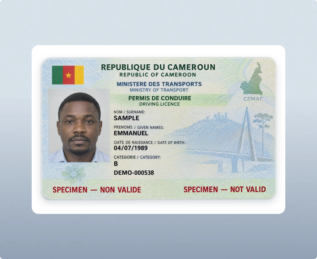 Cameroonian Driving Licence