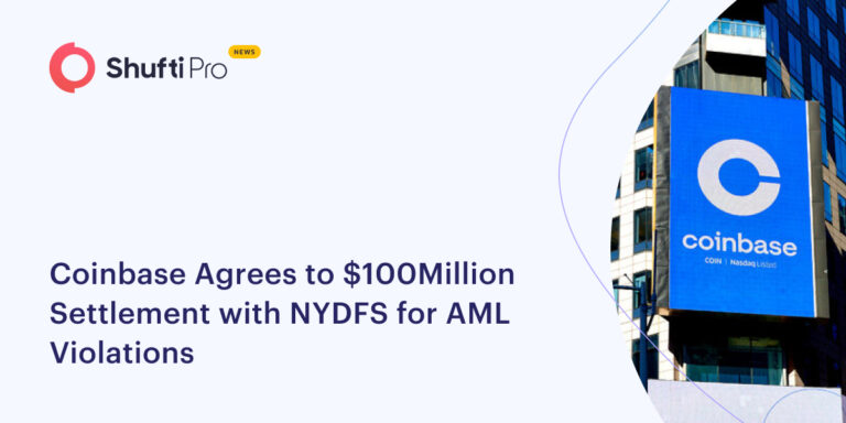 Coinbase Agrees to $100Million Settlement with NYDFS for AML Violations