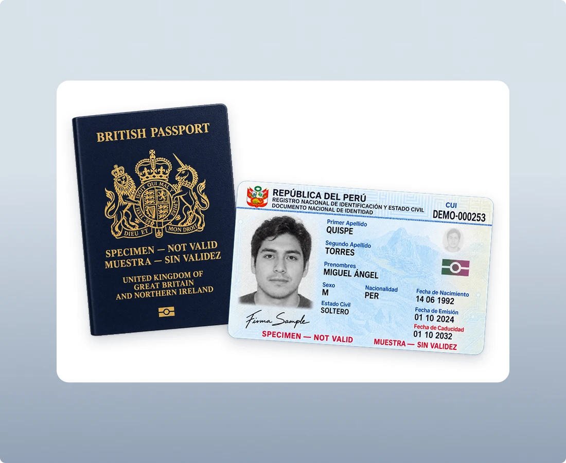 Foreign Passports and National ID Cards