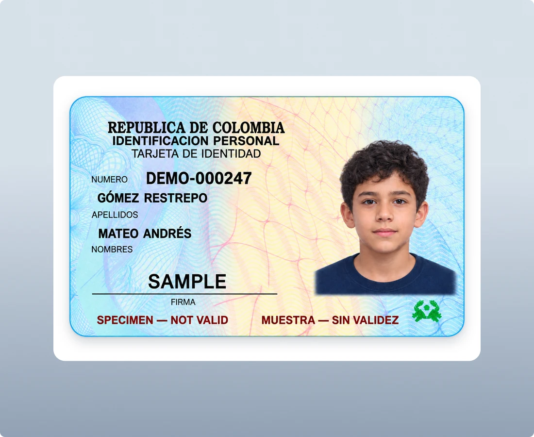 Tarjeta de Identidad
