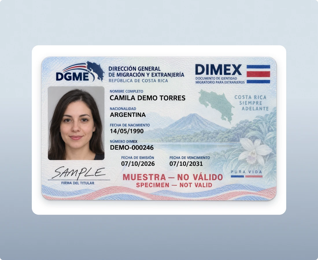 DIMEX (Documento de Identidad Migratorio para Extranjeros)