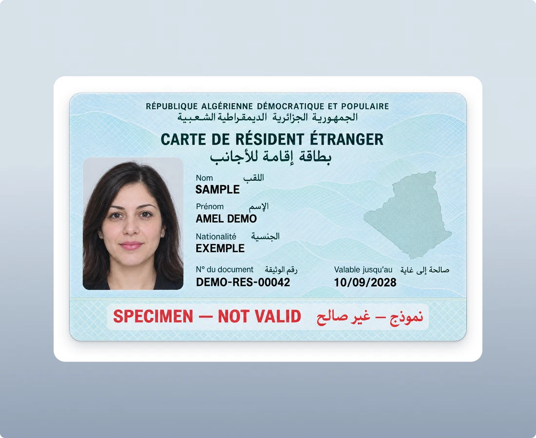 Residence Card for Foreign Nationals