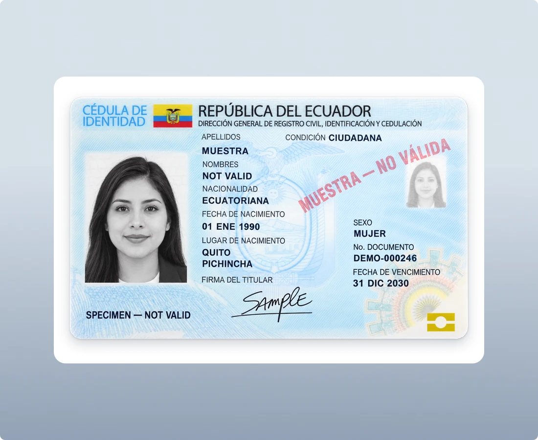Cédula de Identidad (Cédula de Ciudadanía)