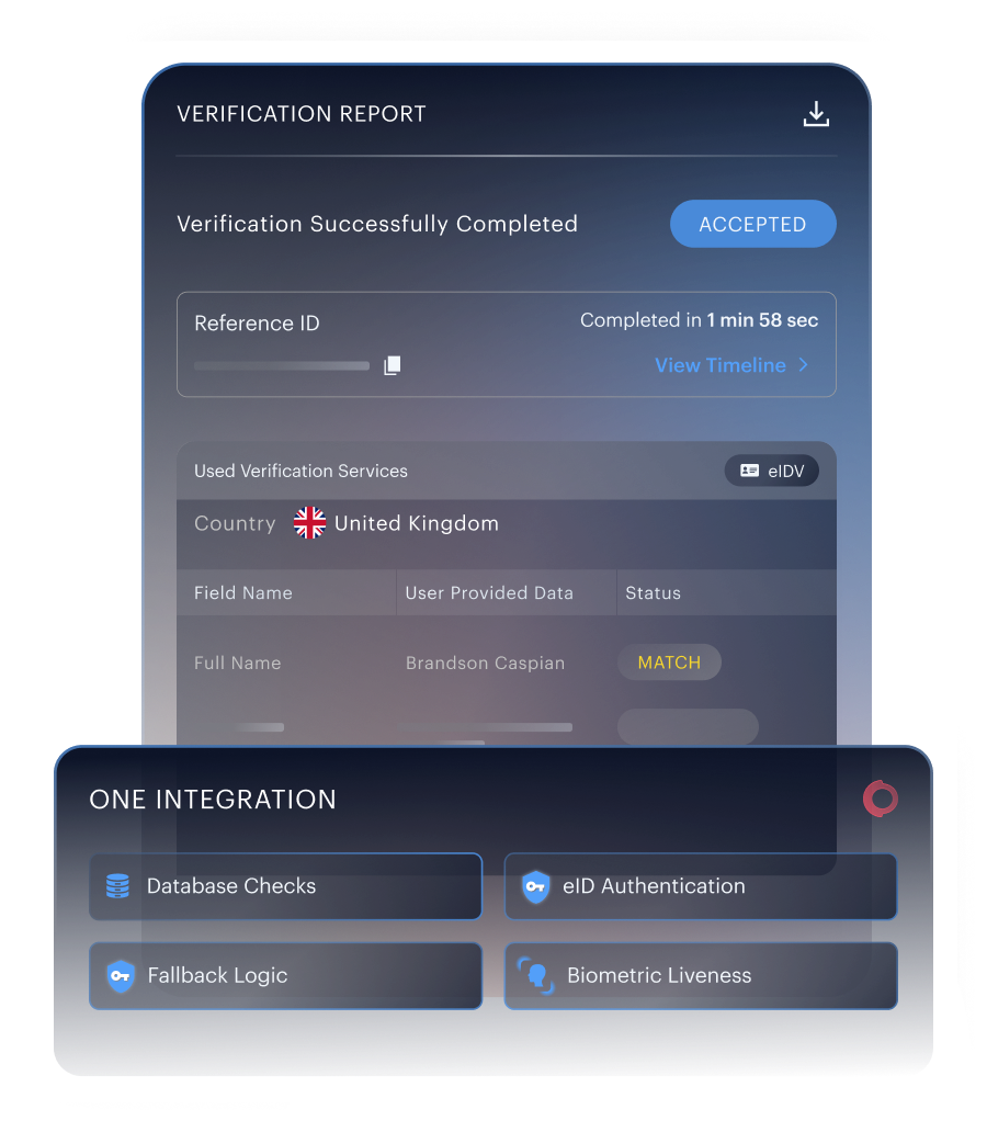 Address data intelligence mockup — multi-script extraction and structured field output.