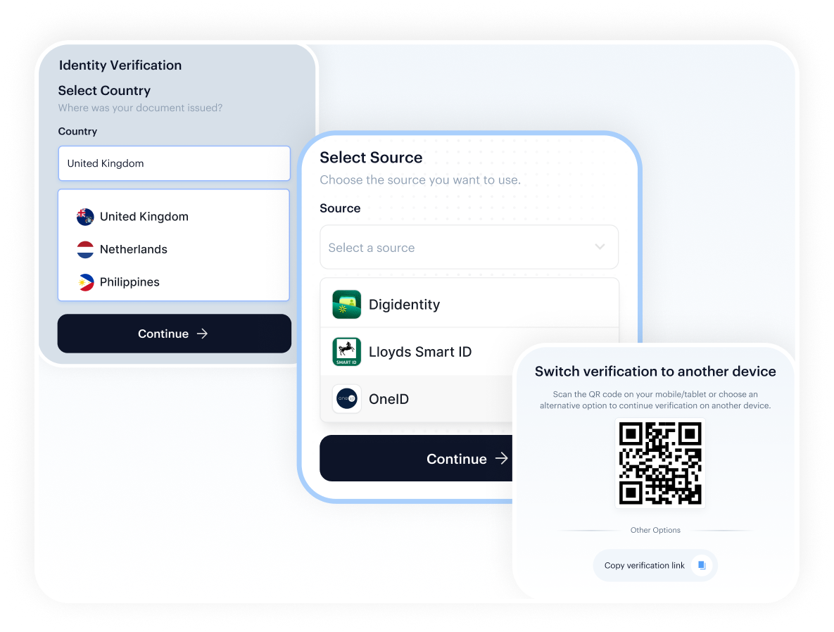 Docless address verification — source authentication across government, credit, postal, telco data