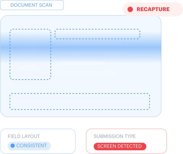 Higher assurance mockup — encrypted, digitally signed chip data extraction with passport portrait.