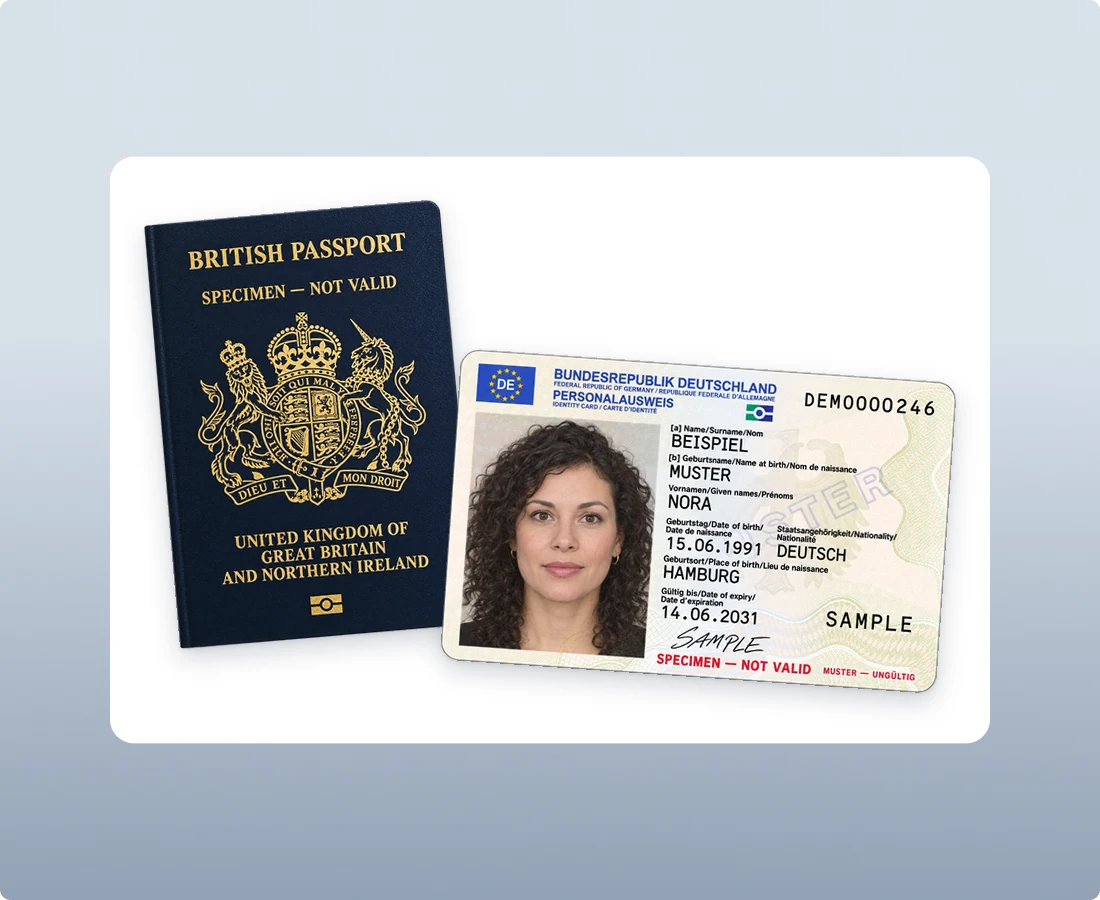 Foreign Passports and National ID Cards