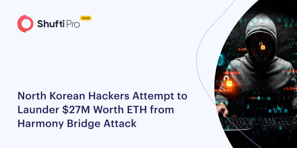 North Korean Hackers Attempt to Launder ETH Worth 27M from Harmony