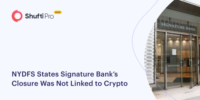 NYDFS States Signature Bank’s Closure Was Not Linked to Crypto