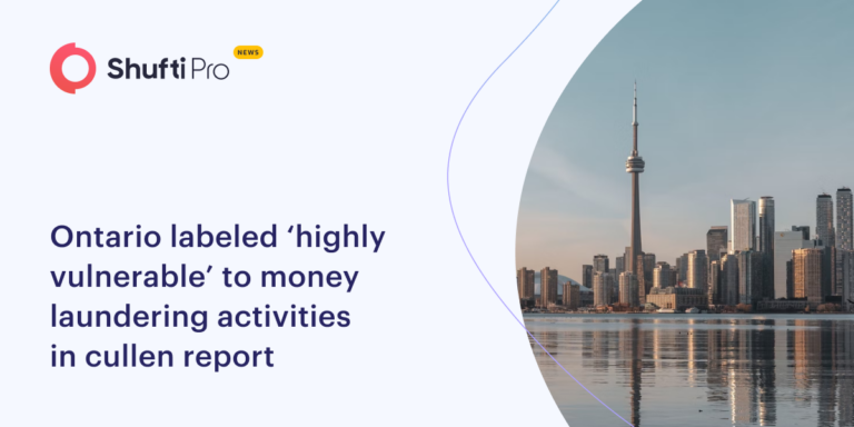 Ontario Labeled ‘Highly Vulnerable’ to Money Laundering Activities in Cullen Report