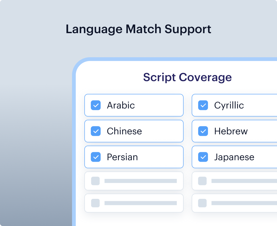 80+ Language Support