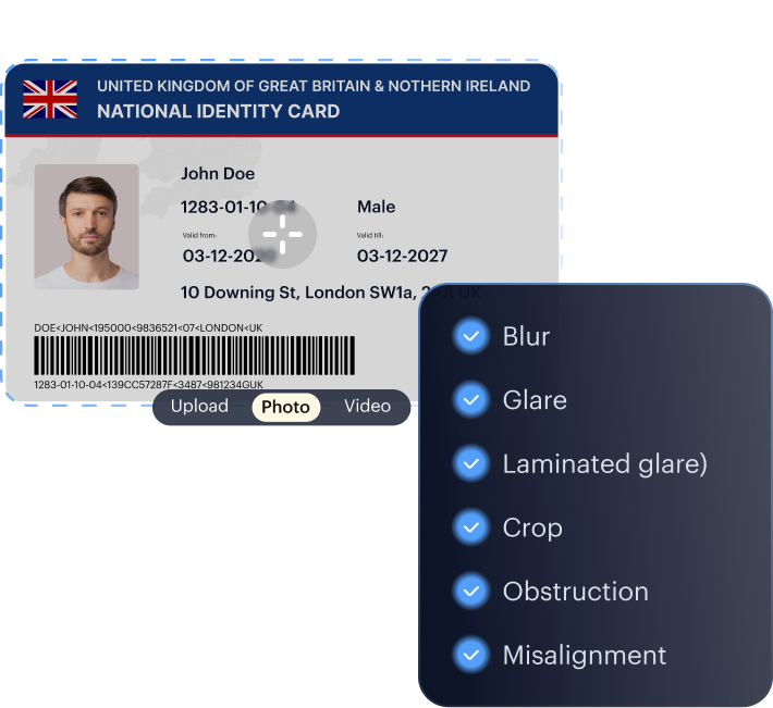 Multi-mode waterfall mockup — connected verification steps with auto-escalation.