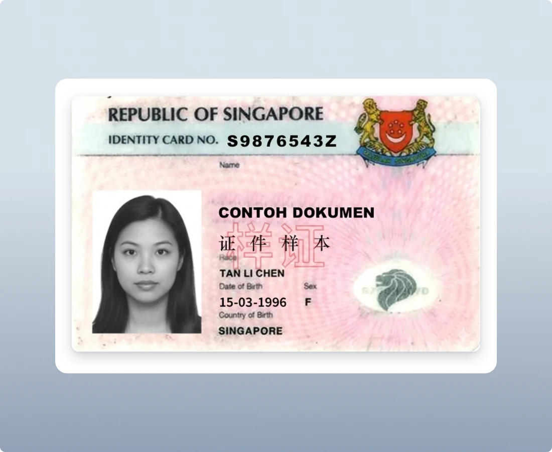 National Registration Identity Card (NRIC)