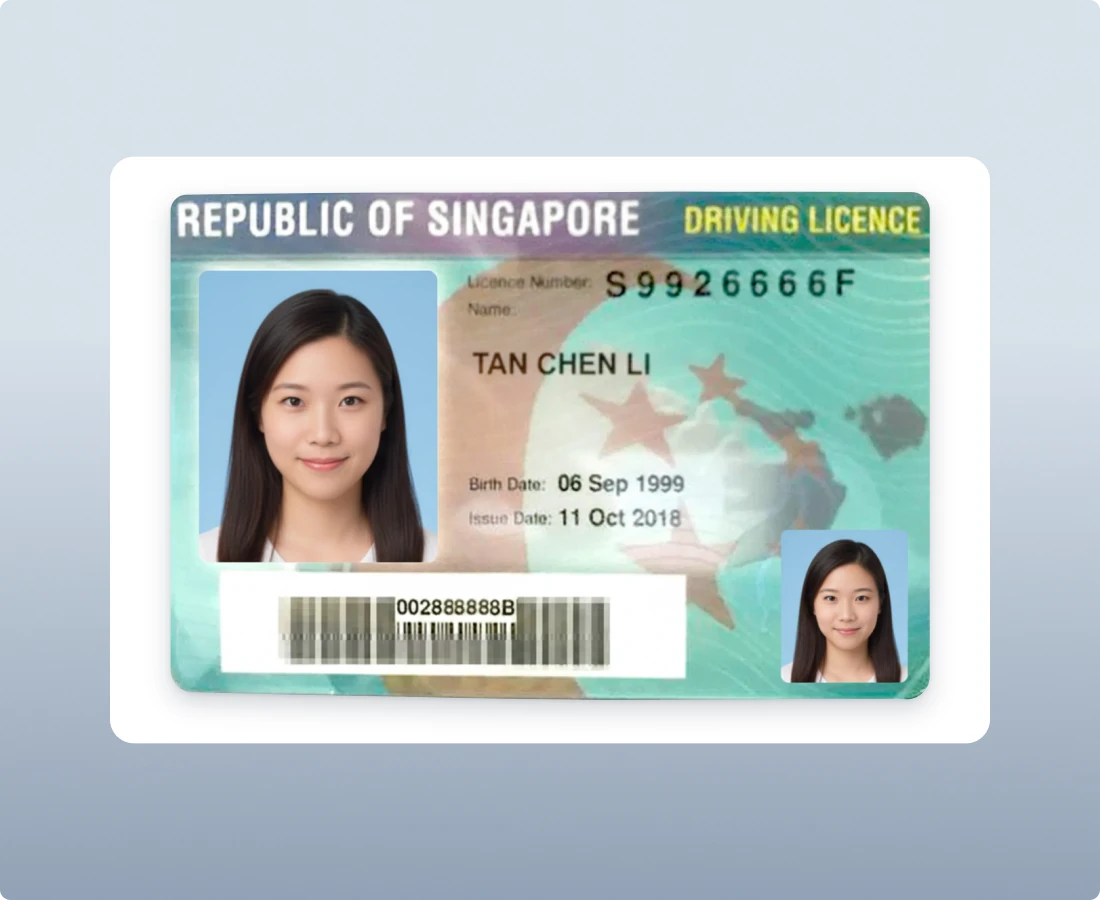 Singapore Driving Licence