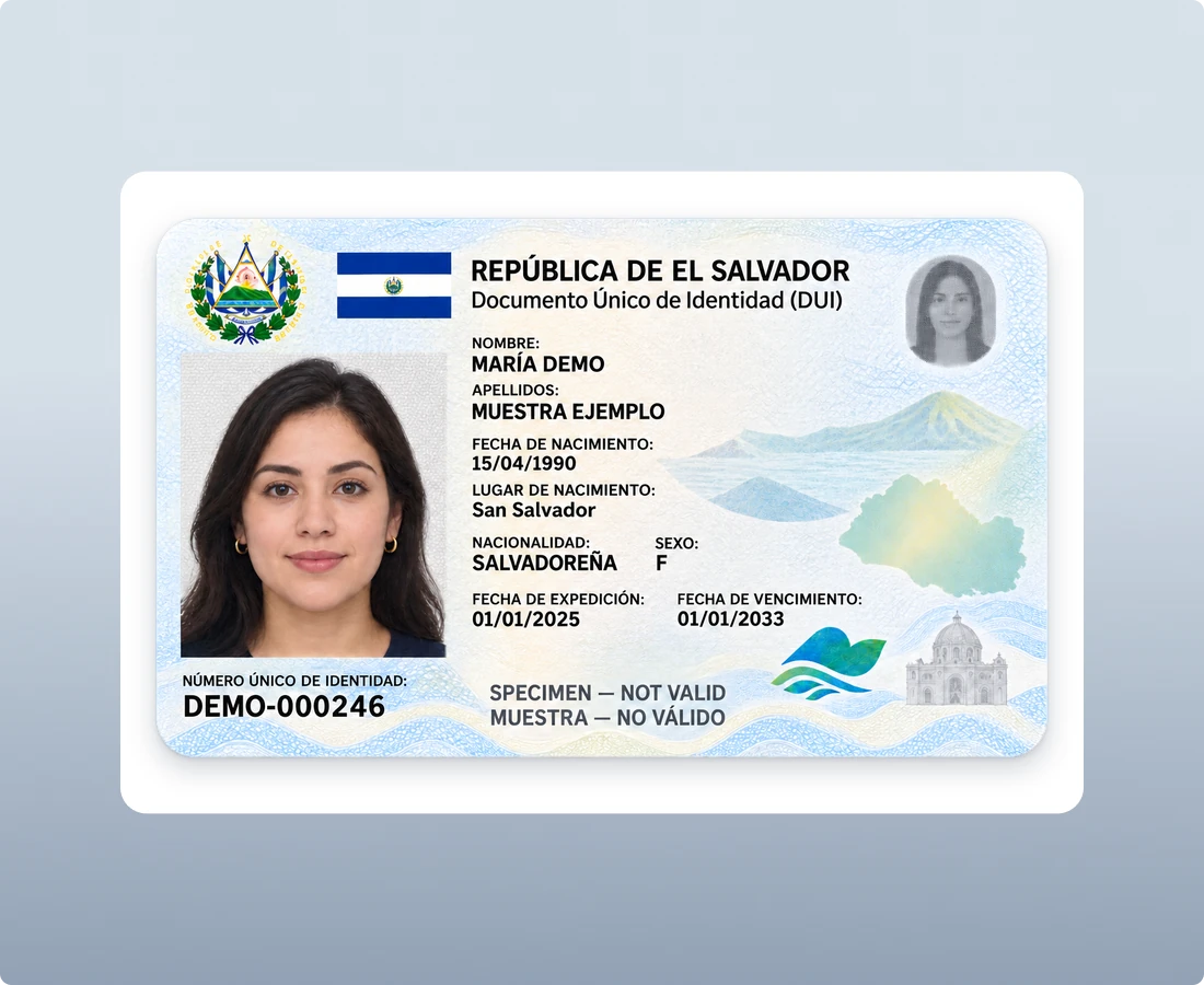 Documento Único de Identidad (DUI)