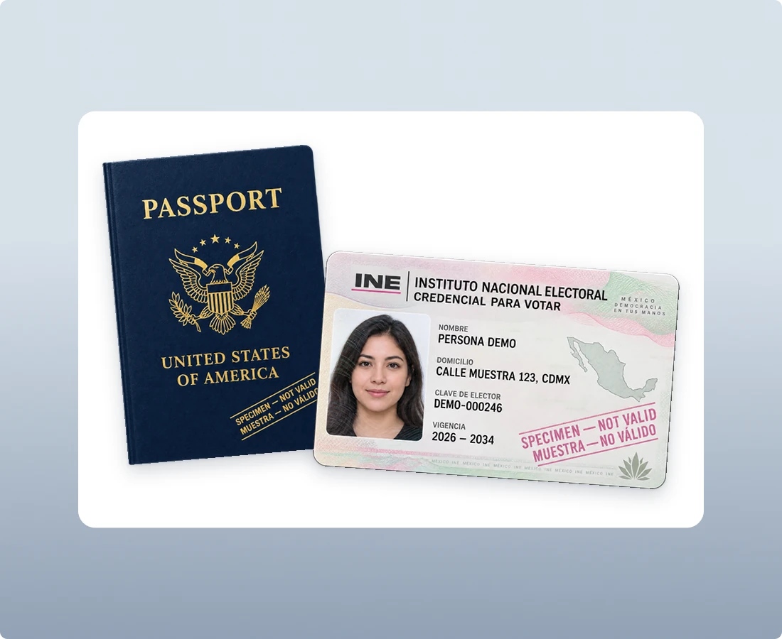 Foreign Passports and National ID Cards