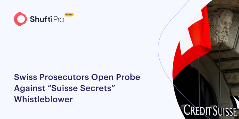 Swiss Prosecutors Open Probe Against “Suisse Secrets” Whistleblower