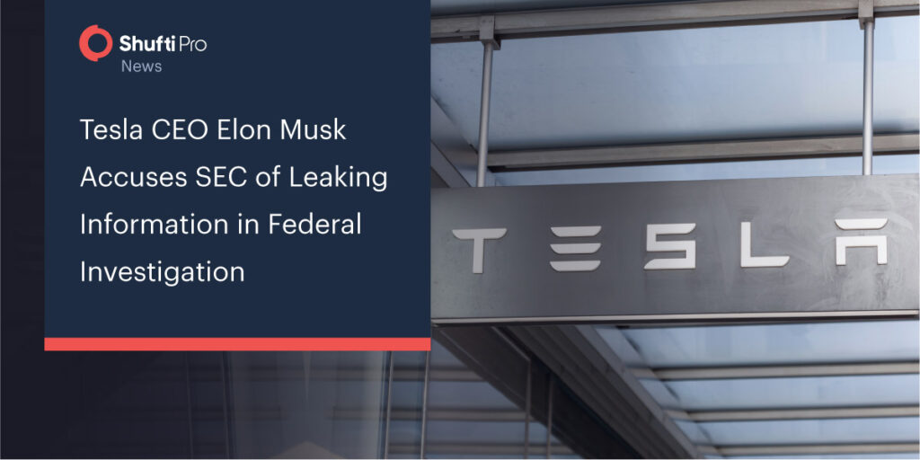 Tesla CEO Elon Musk Accuses SEC of Leaking Information in Federal Investigation