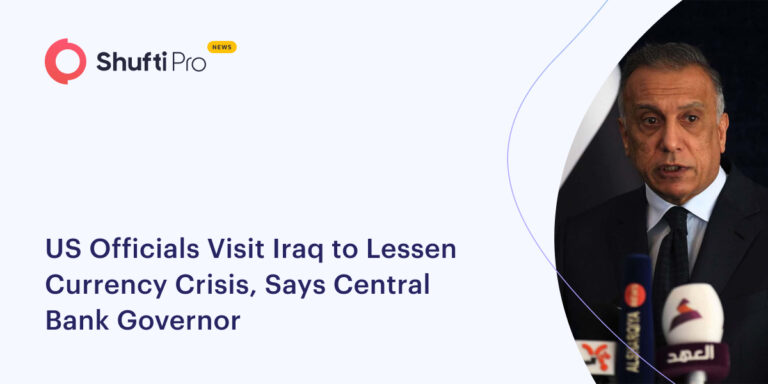 US Officials Visit Iraq to Lessen Currency Crisis, Says Central Bank Governor