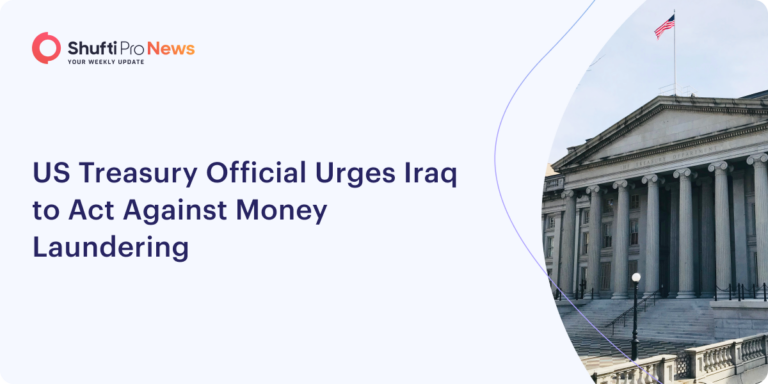US Treasury Official Urges Iraq’s Central Bank to Act Against Money Laundering