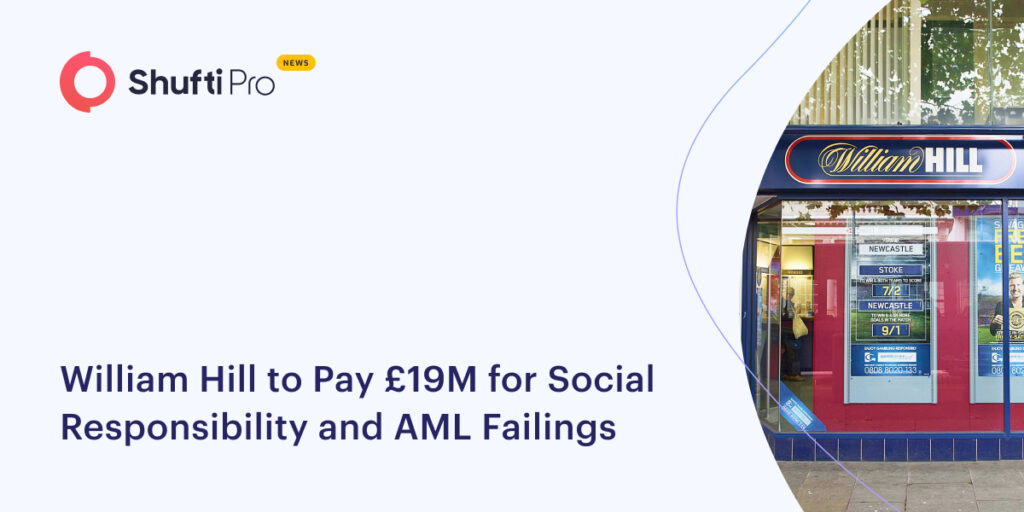 William Hill to Pay £19M for Social Responsibility and AML Failings