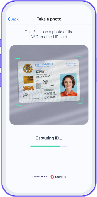 NFC Verification, E-Passport Verification