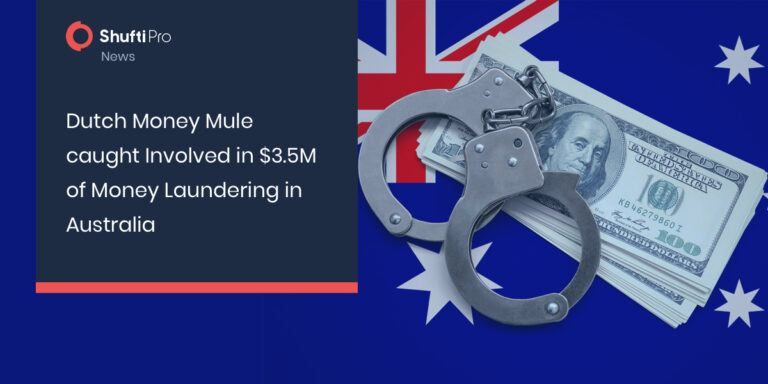 Dutch Money Mule Caught Involved in $3.5M of Money Laundering in Australia