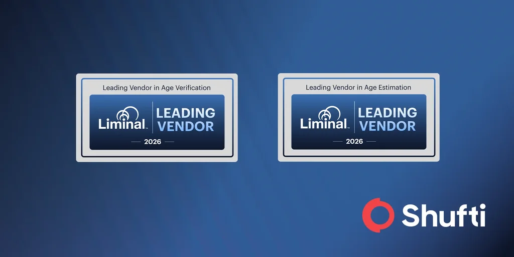 Shufti Named a Dual Leader in Liminal 2026 Age Verification, Estimation Index
