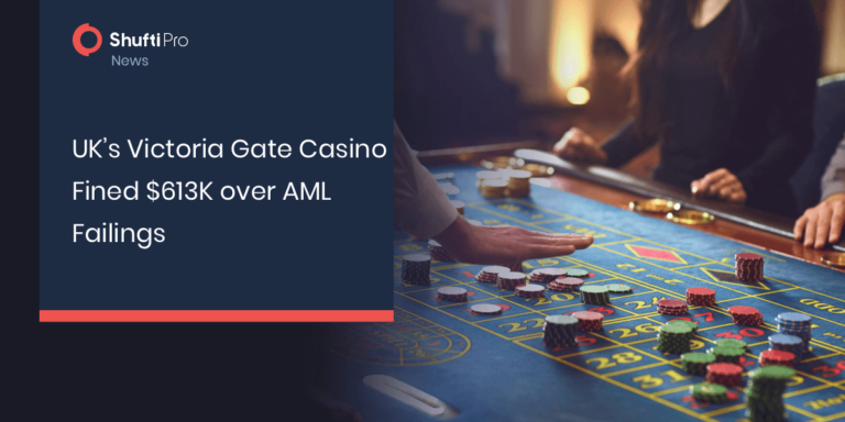UK’s Victoria Gate Casino Fined $613K over AML Failings